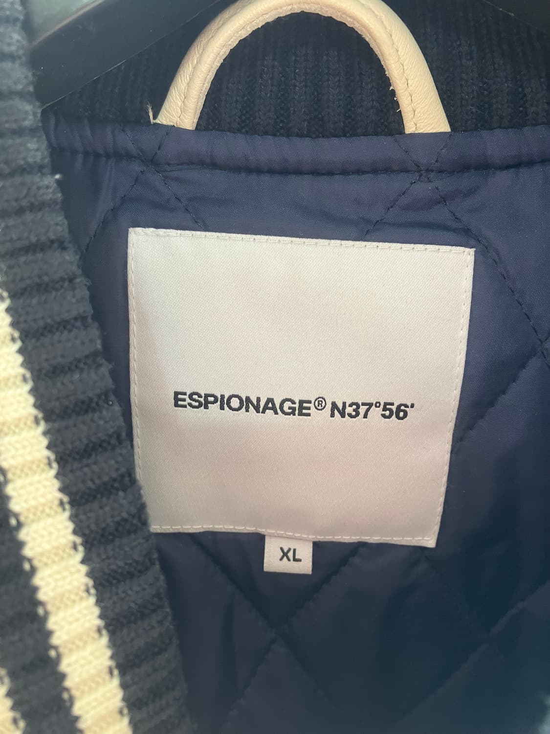 에스피오나지 - 스탠다드 바시티 자켓 (네이비) 상품이미지3