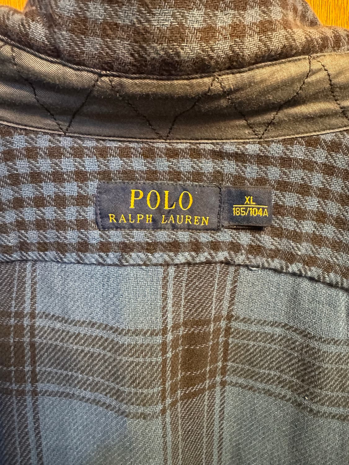 폴로 랄프로렌 플란넬 셔츠 "XL" (370) 상품이미지4