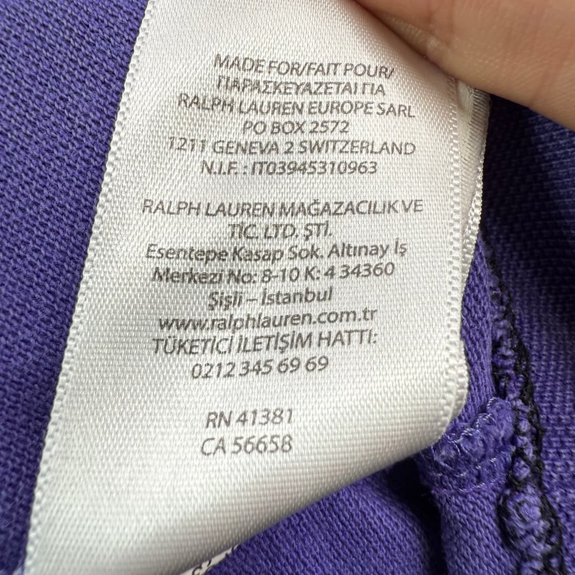 [XXL] 폴로 퍼플 카라 반팔티 상품이미지7