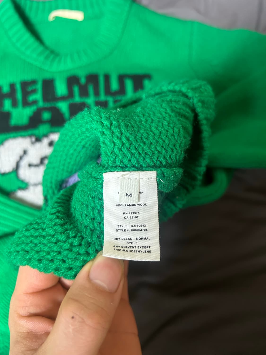 [M]헬뮤트랭 인타르시아 니트 상품이미지4