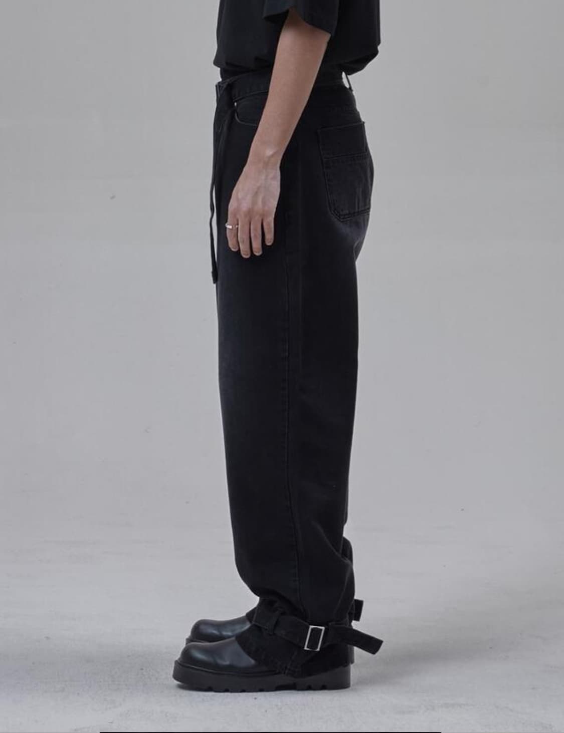 Choci 벨티드 데님팬츠 상품이미지2