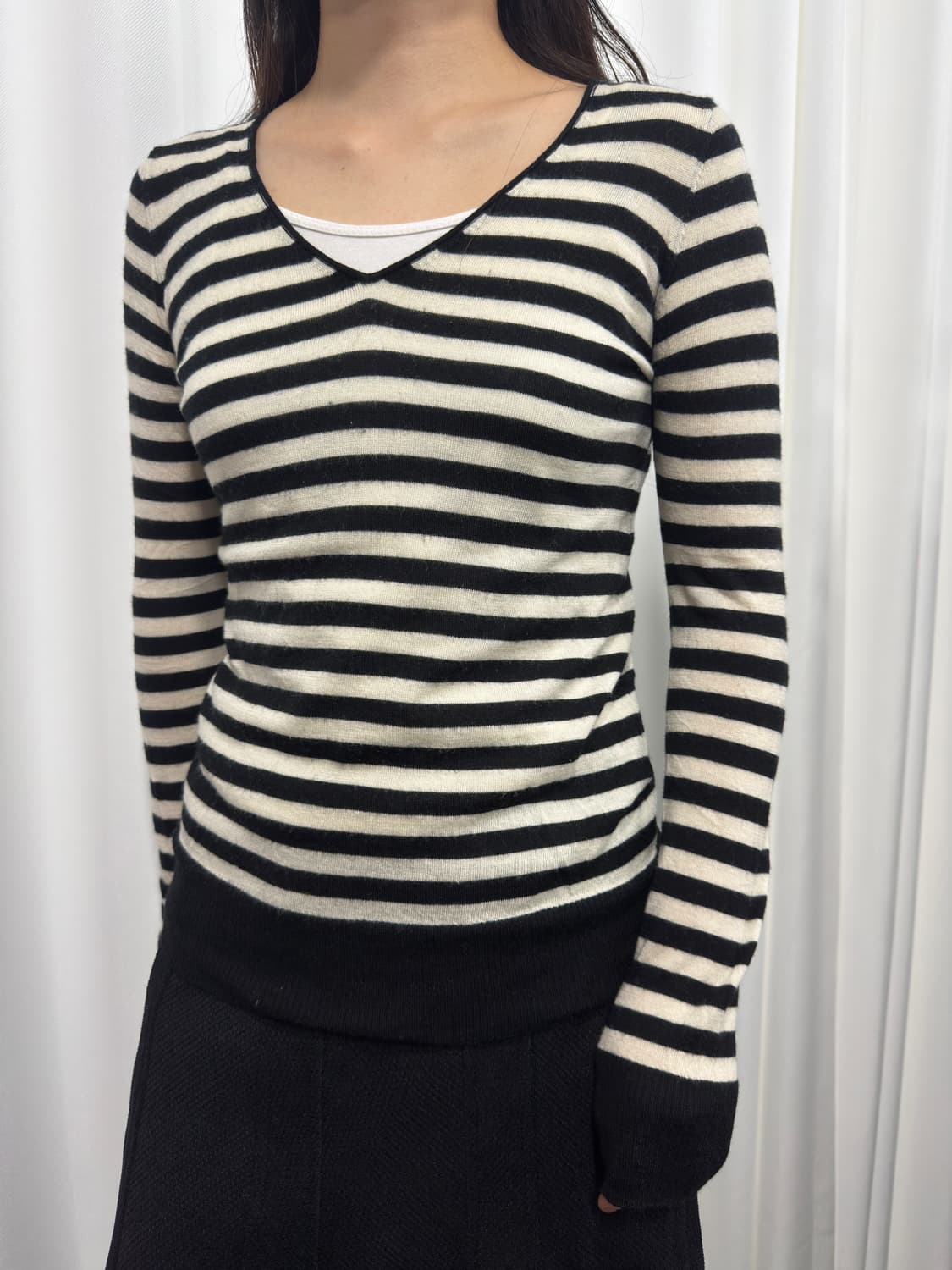 stripe wool knit 상품이미지2