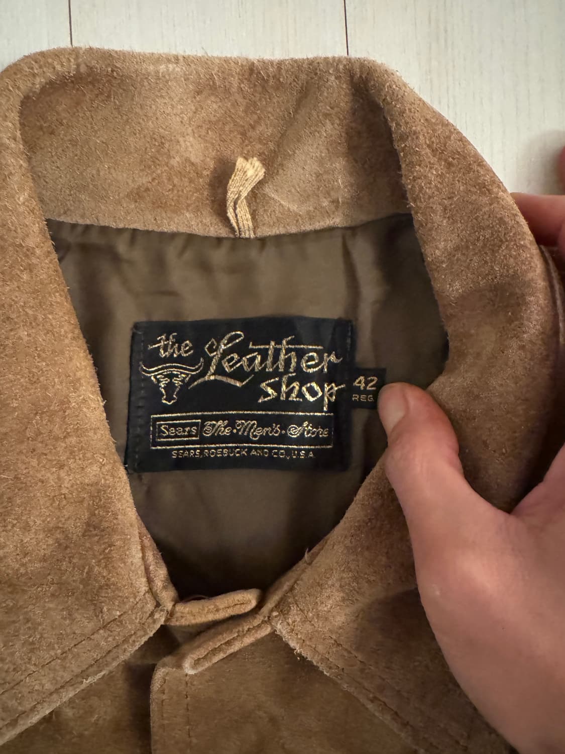 70s Sears 더 레더 샵 스웨이트 트러커 자켓 상품이미지3