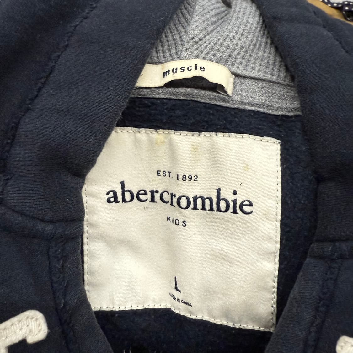 아베크롬비 네이비 후드집업 상품이미지5