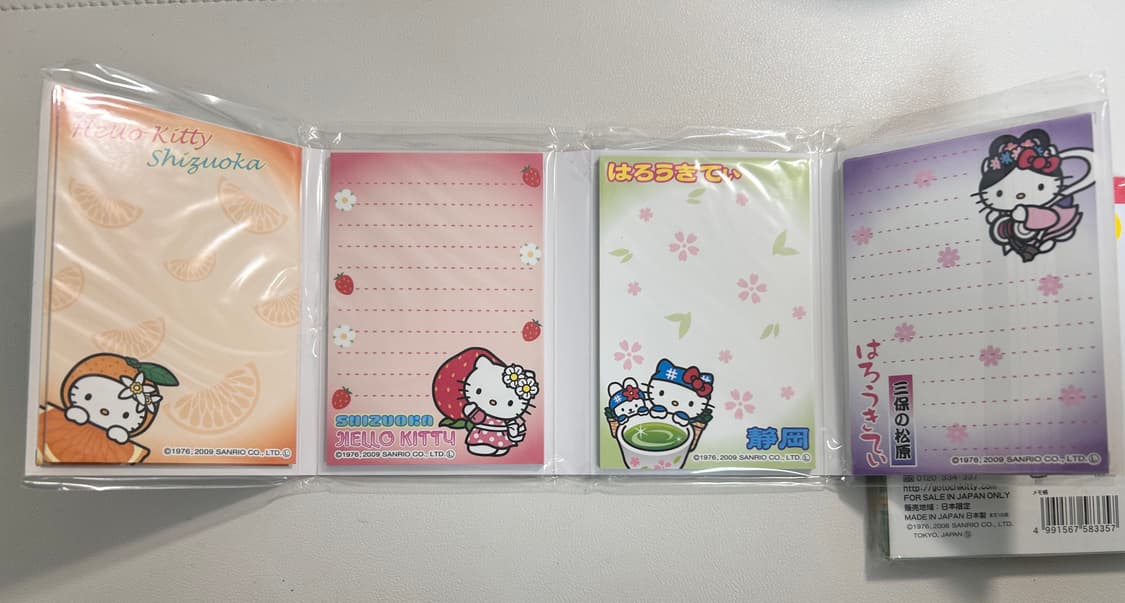 산리오 고전키티 헬로키티 메모지 2개 상품이미지4