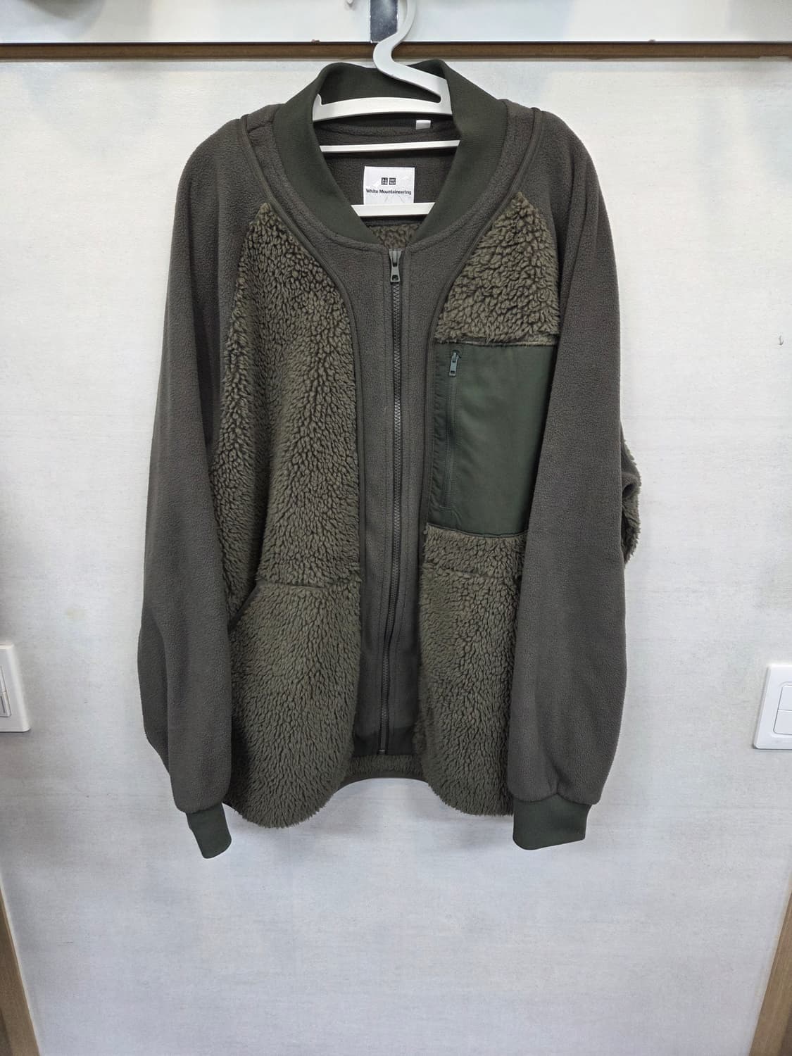 유니클로 화이트마운티니어링 플리스 자켓 xl 상품이미지1