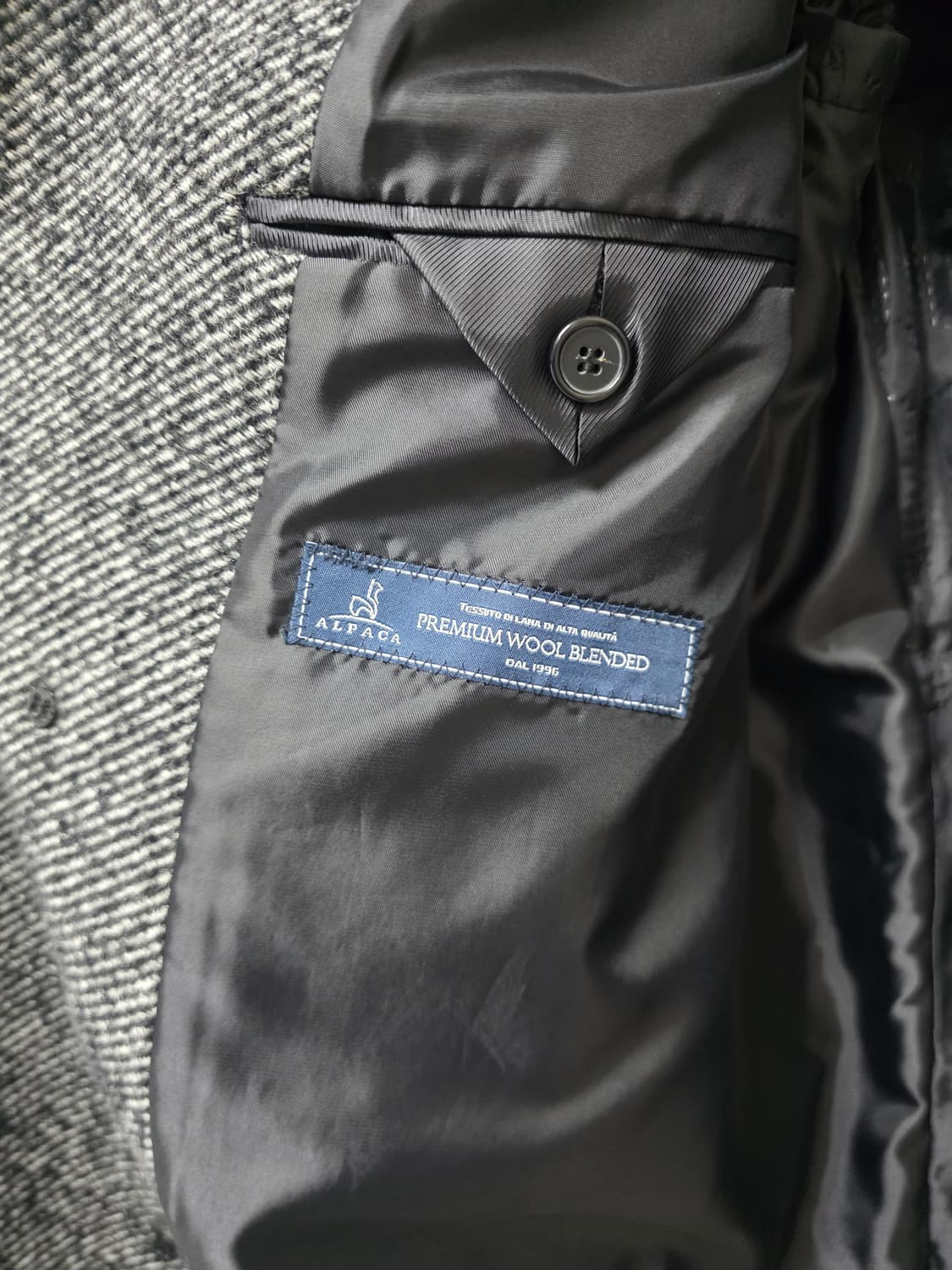 Garnet homme 가넷 옴므 해링본 코트 알파카 혼방 상품이미지5