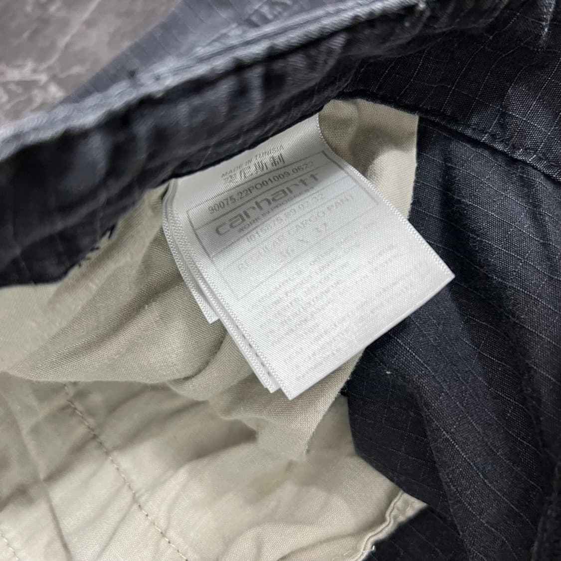 칼하트 에비에이션 카고팬츠 블랙 상품이미지6