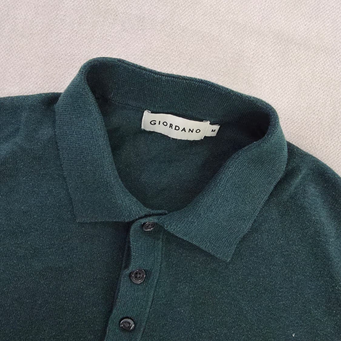 [95] 신형 지오다노 카라 반팔 니트 1230J 상품이미지2