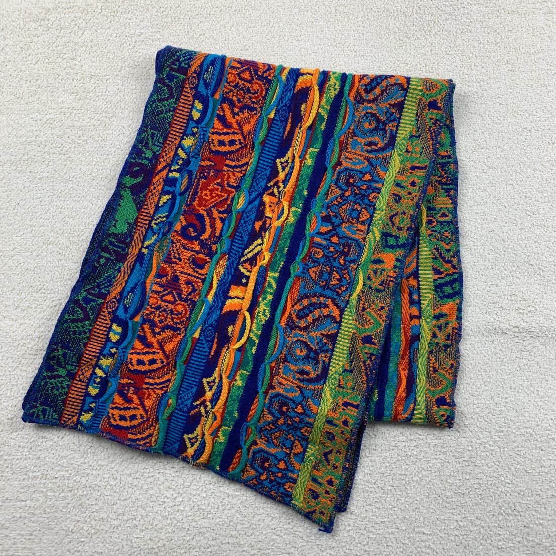 쿠지st 케이블 니트 머플러 상품이미지1