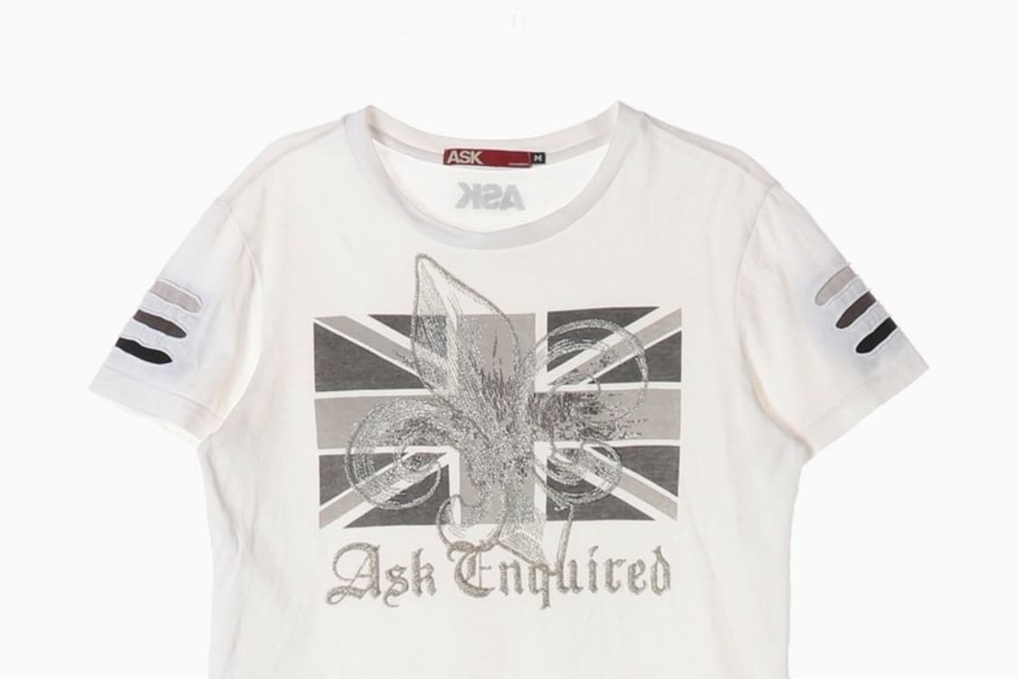 ASK 유니언잭 그래픽 반팔티 M 상품이미지3