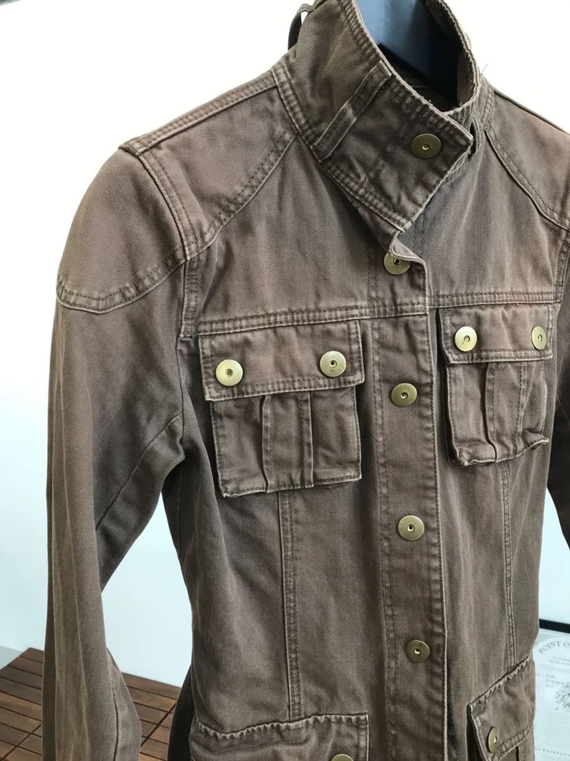 Vintage Brown Military Field Jacket 상품이미지3