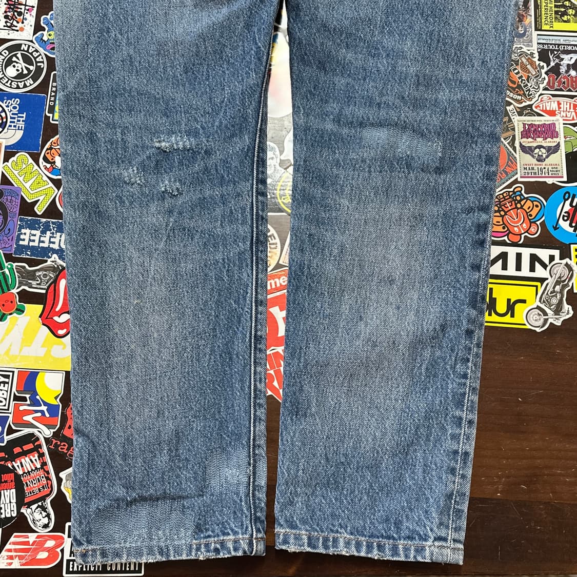 리바이스 501CT 블루 진 데님 팬츠 27 상품이미지4