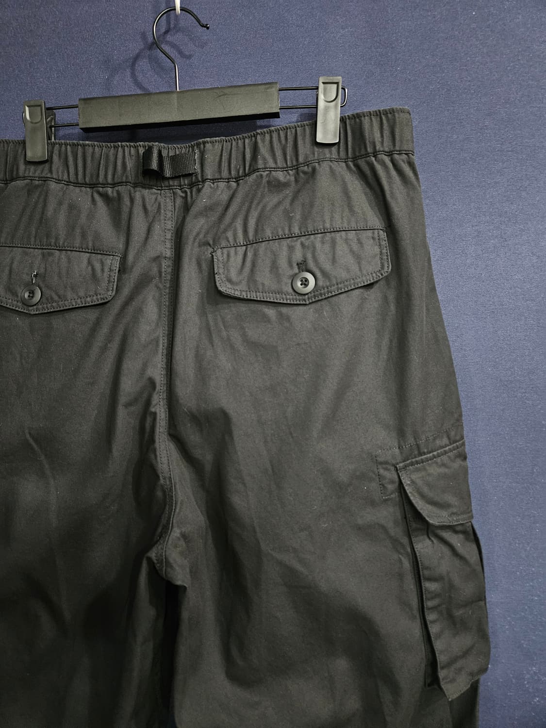 무신사 스탠다드 블랙 남성 허리 34~35 카고팬츠  상품이미지8