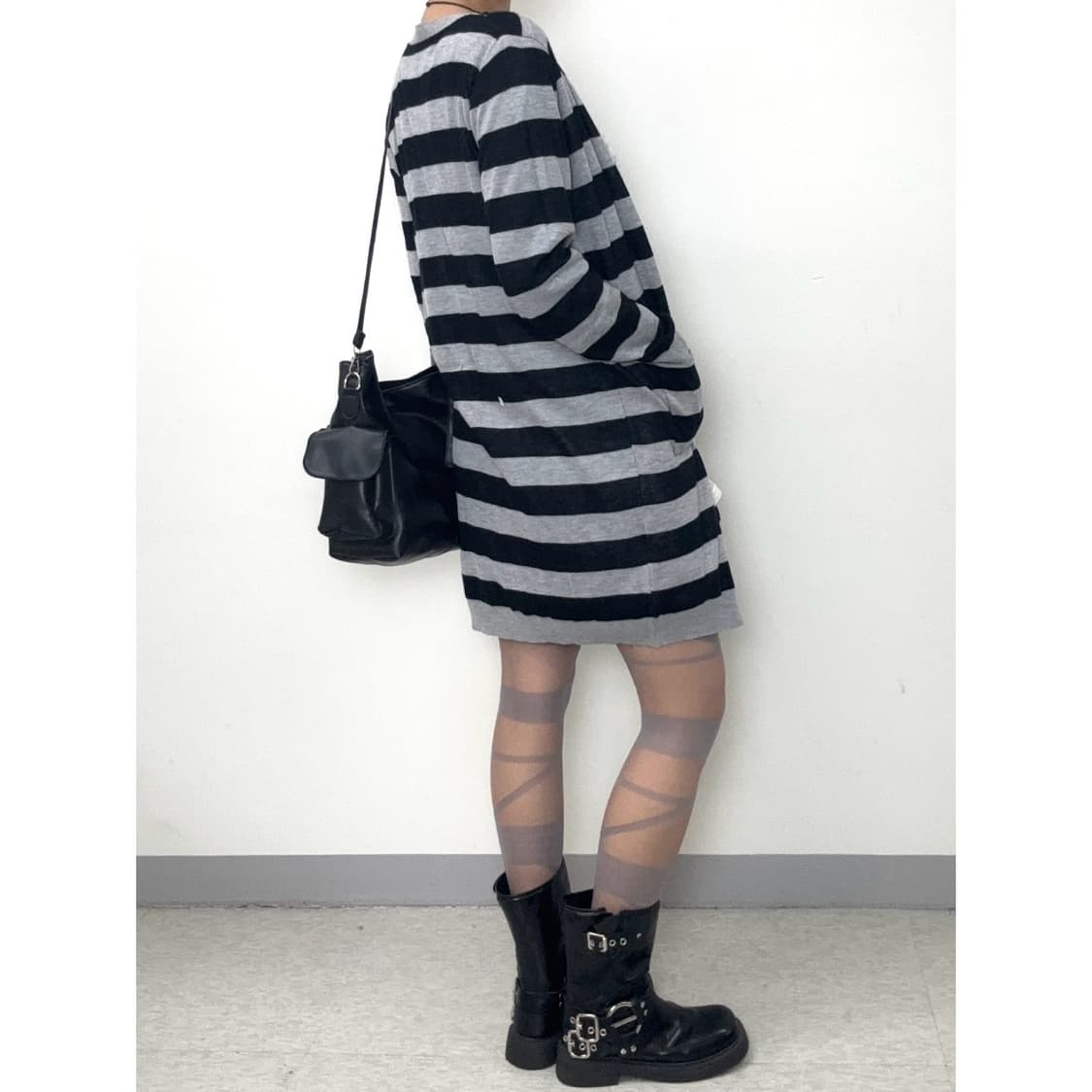빈티지 락시크 스트라이프 가디건 상품이미지4