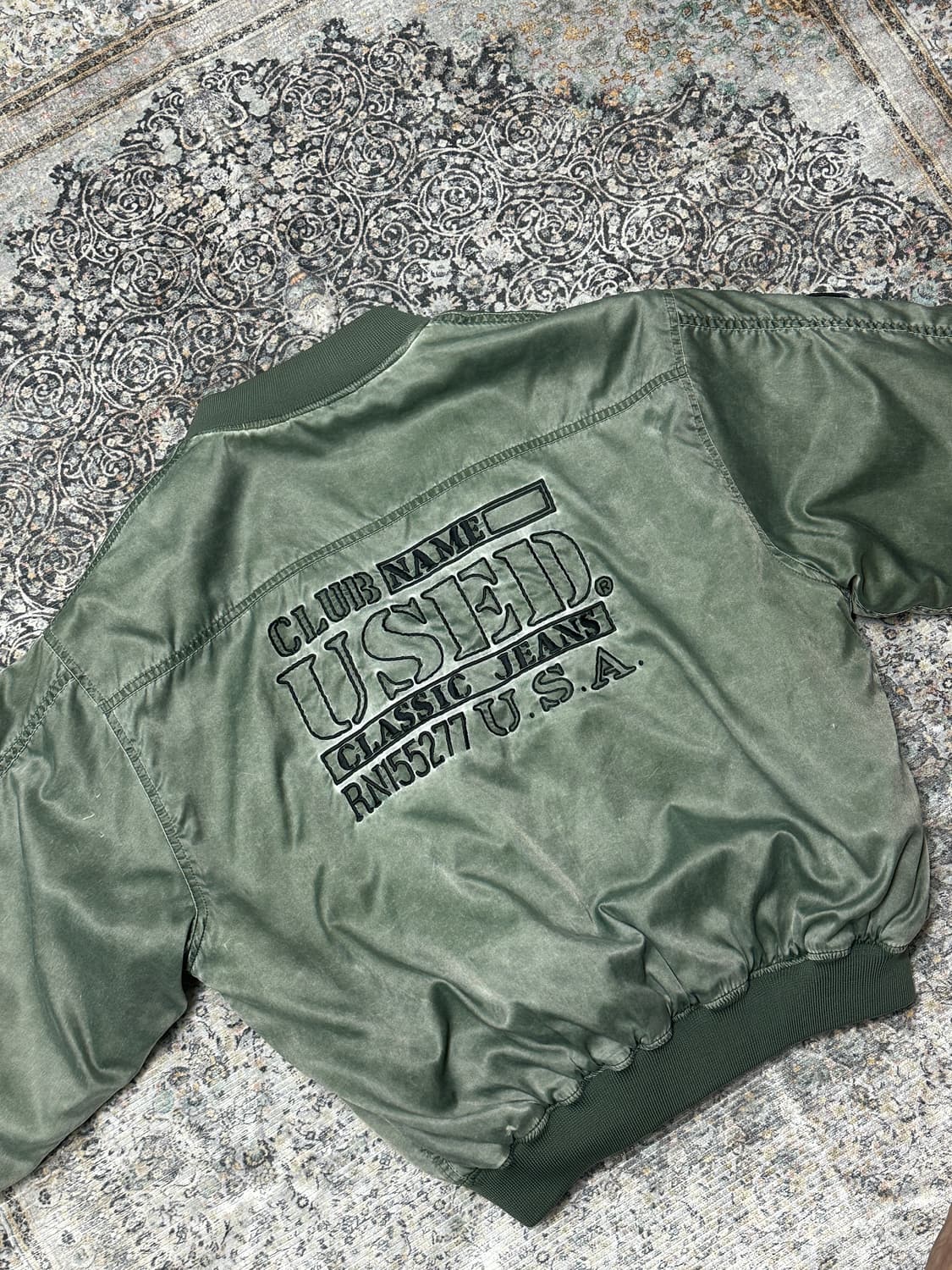 CLUB USED 빈티지 ma-1 봄버 자켓 항공점퍼 상품이미지4