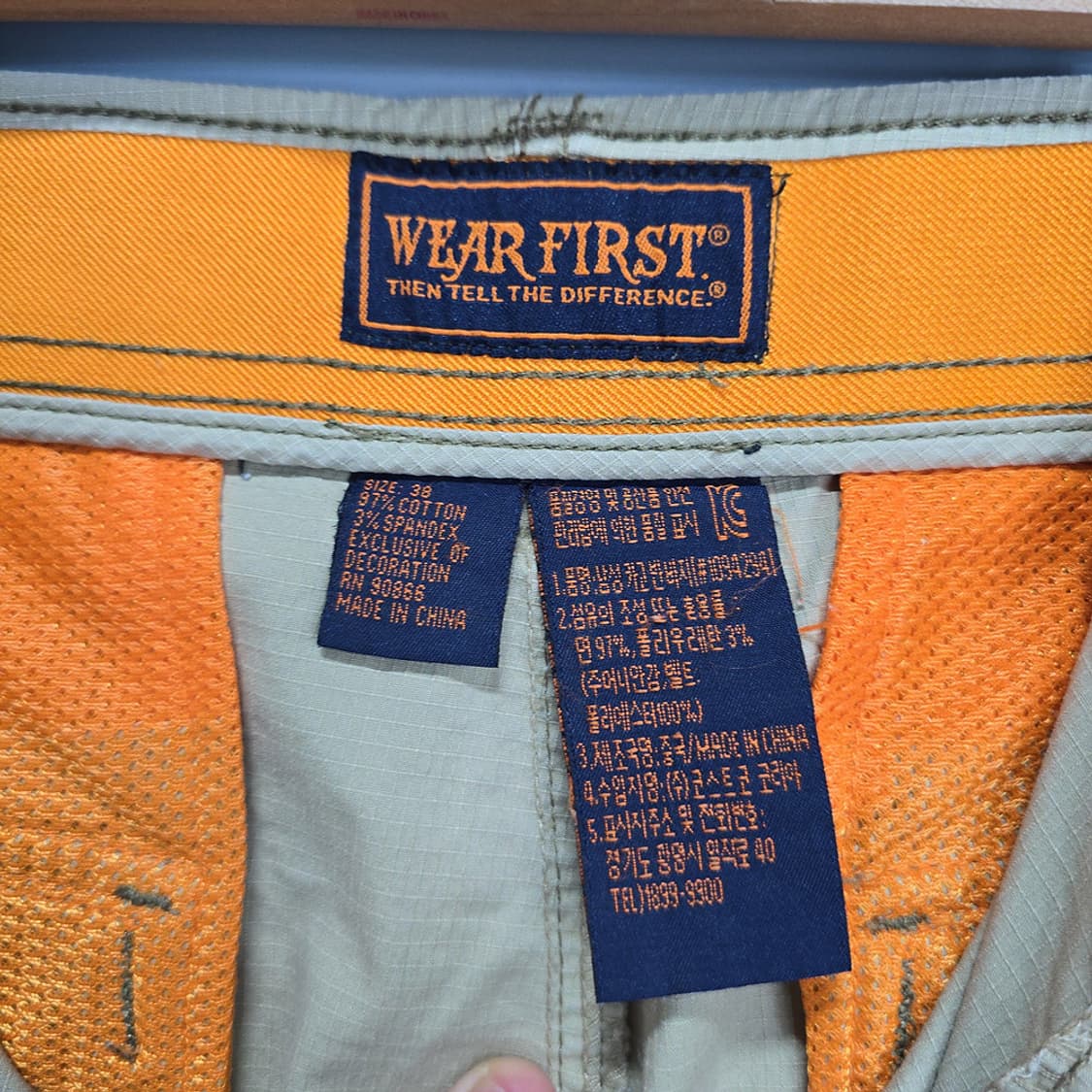 웨어퍼스트 WEARFIRST 빈티지 카고 하프 팬츠 38 상품이미지7