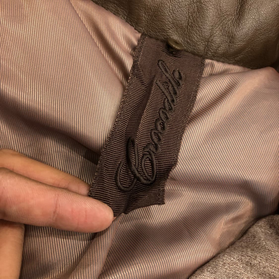 크로커다일 양가죽 다운 레더 가죽 패딩 조끼 베스트 상품이미지4