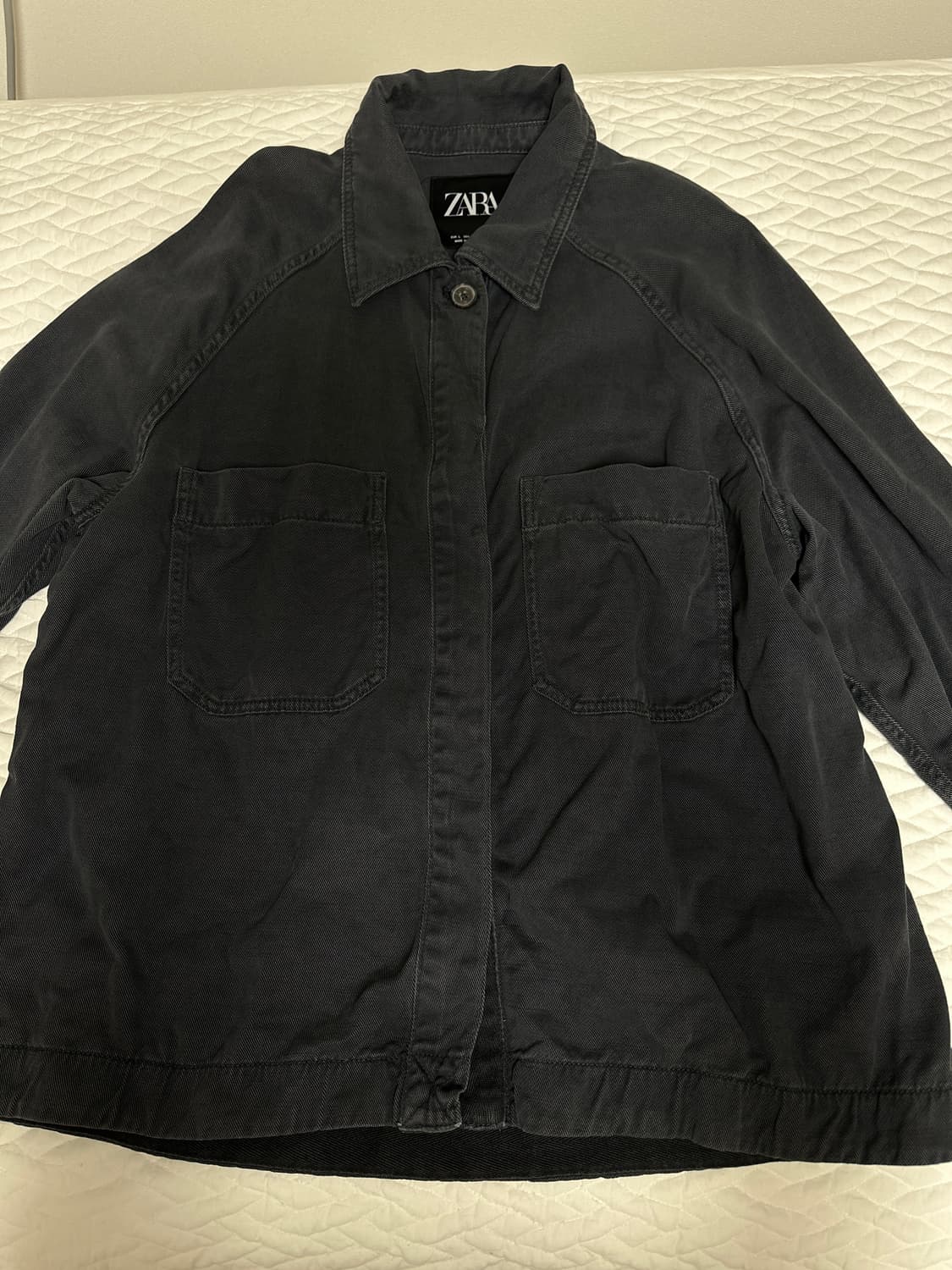 자라 포켓 오버사이즈 오버셔츠 상품이미지1