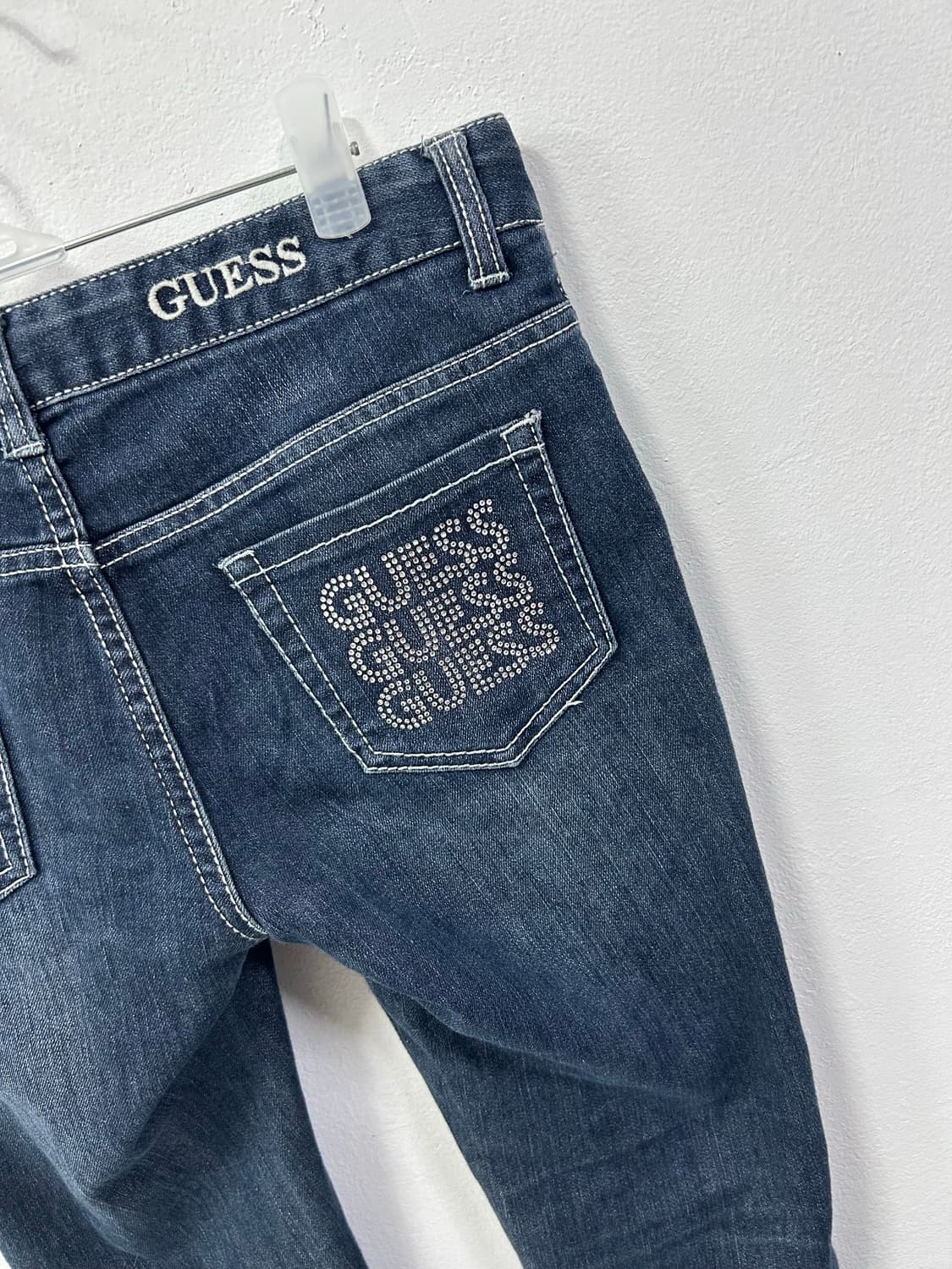 [GUESS] 게스 갸루 y2k 큐빅 데님 팬츠 상품이미지7