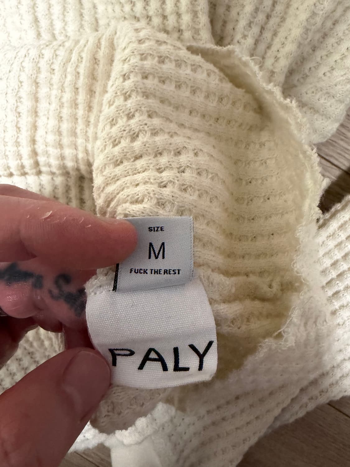 팔리할리우드 와플 니트 상품이미지6