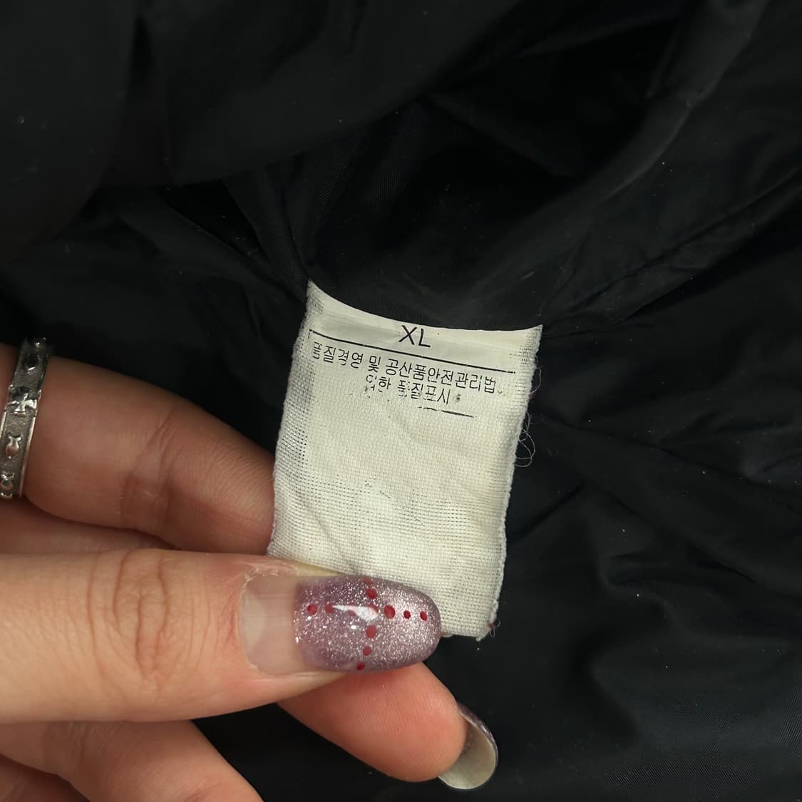 The north face 노스페이스 600 블랙 패딩 상품이미지6