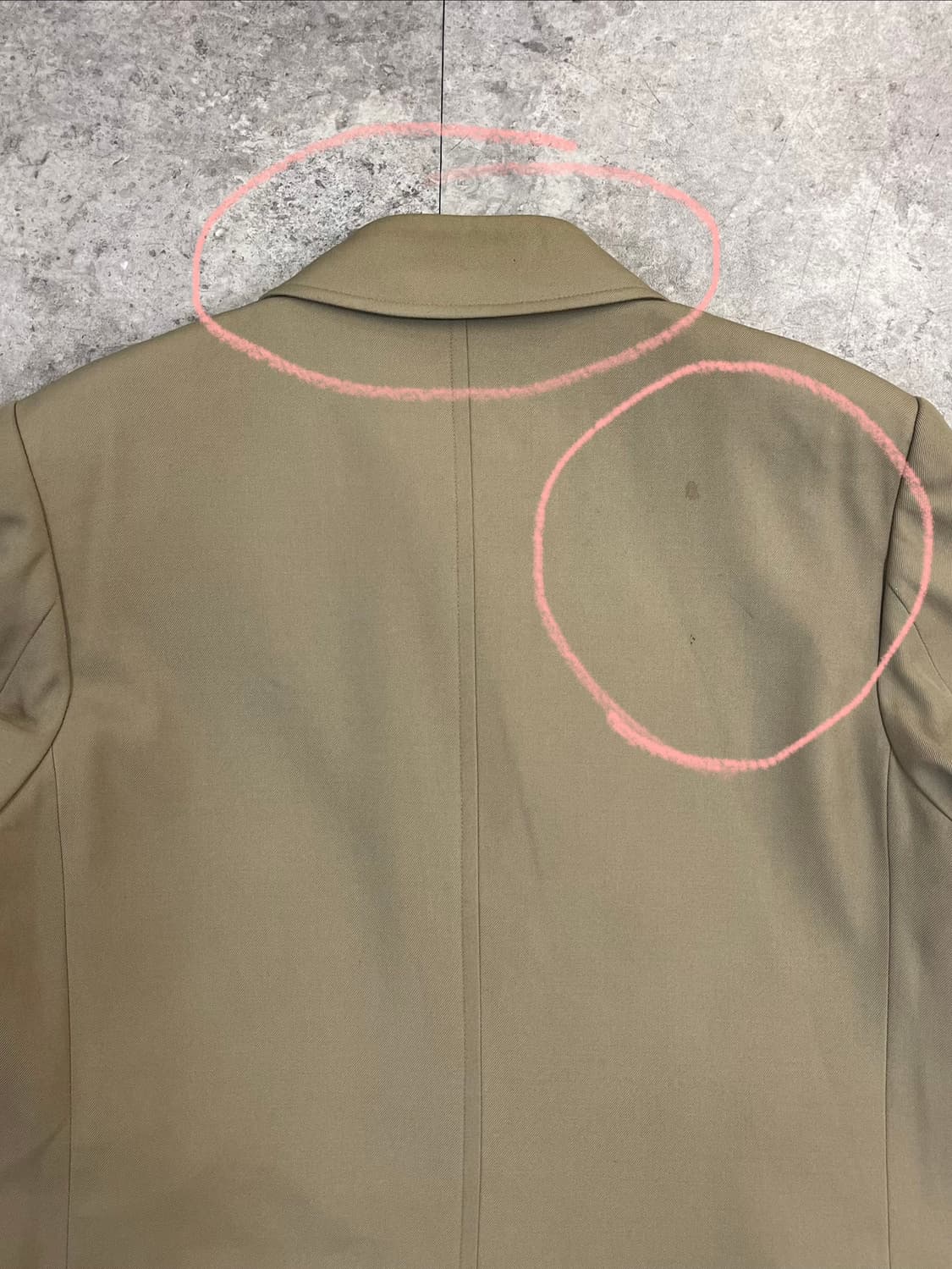 런던포그 울 트렌치 자켓 베이지 #csz3459 상품이미지8