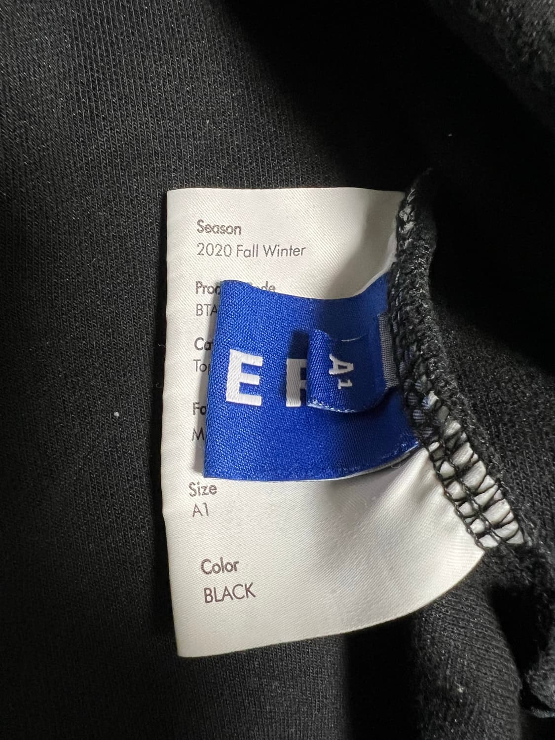 아더에러 블로썸 블랙 후드 후디 상품이미지3