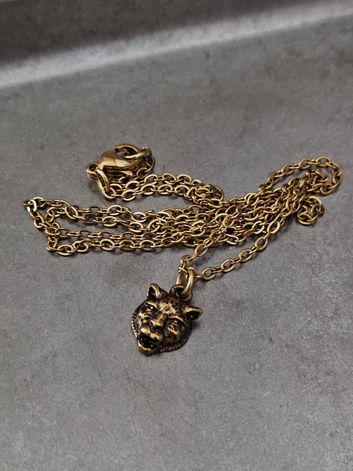 61 구찌 빈티지 정품 목걸이 업사이클링 써지컬체인 상품이미지3