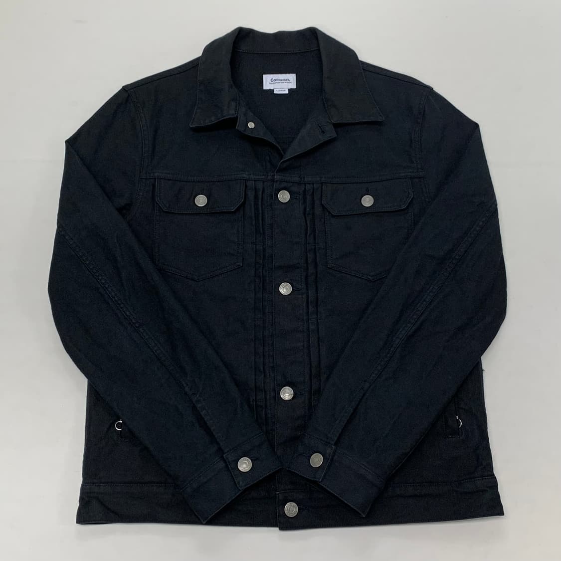 커버낫 블랙 트러커자켓 (L) 상품이미지1