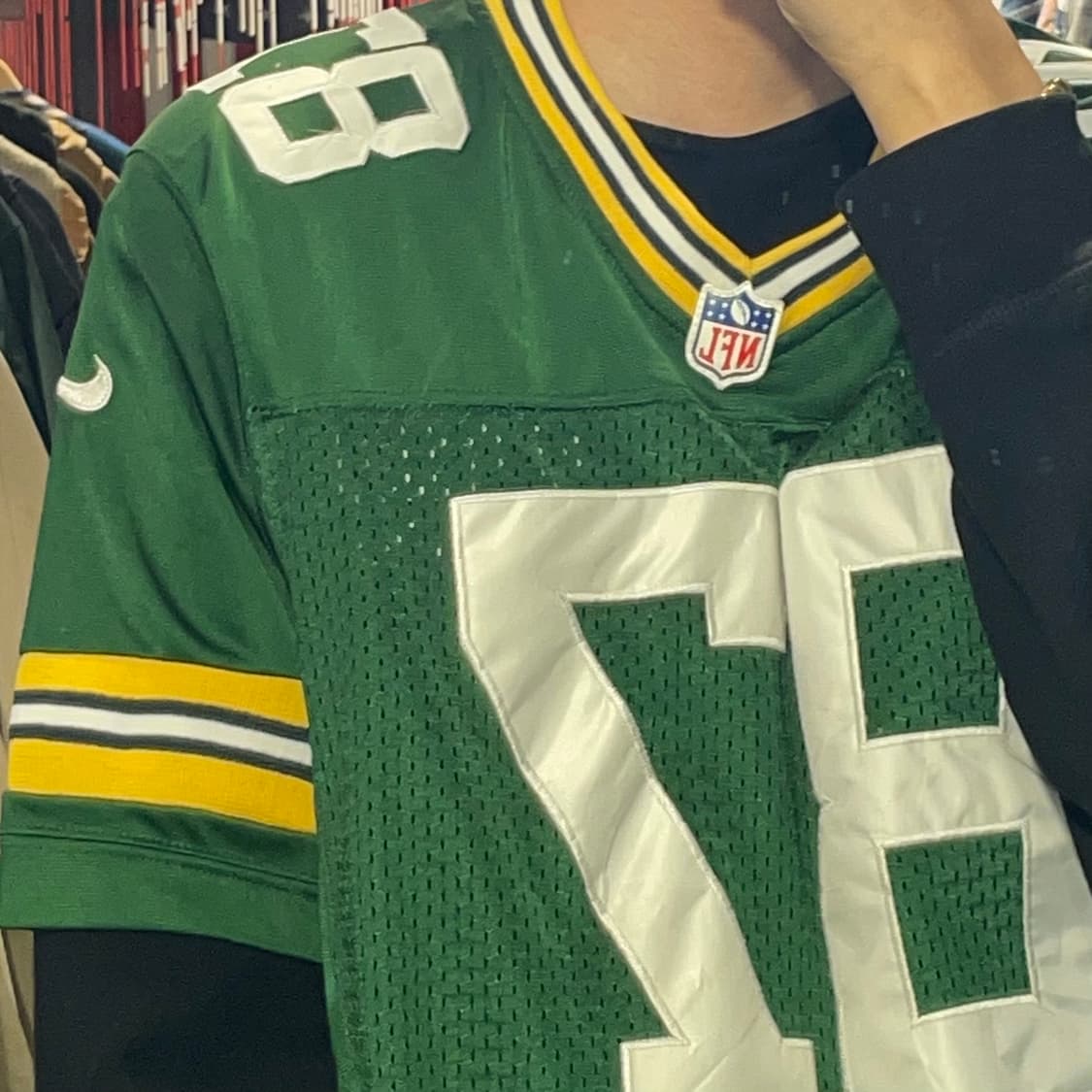 [IM] NFL X NIKE 그린 No.87 NELSON 반팔져지 상품이미지5