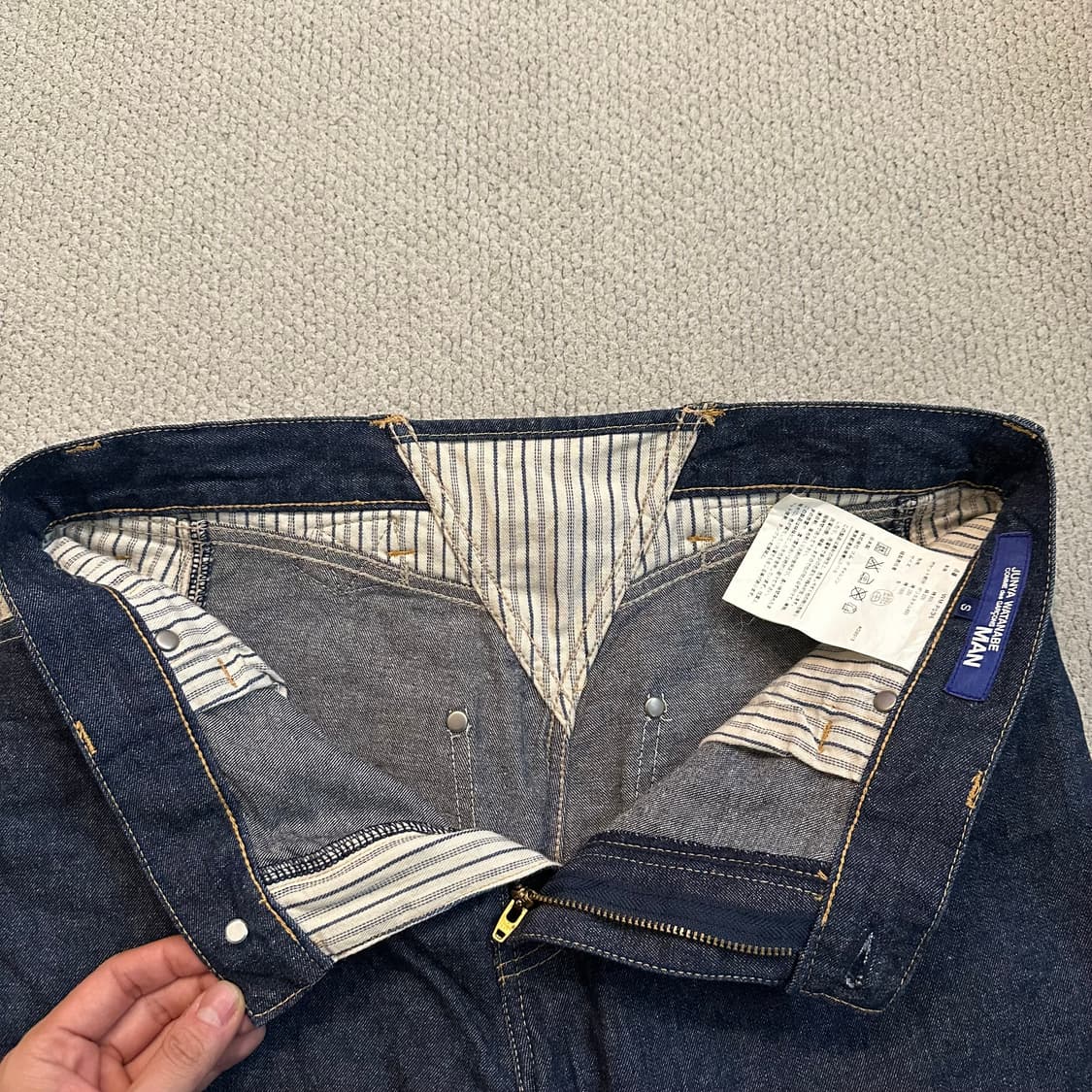 준야 와타나베 신치백 데님 팬츠 상품이미지5