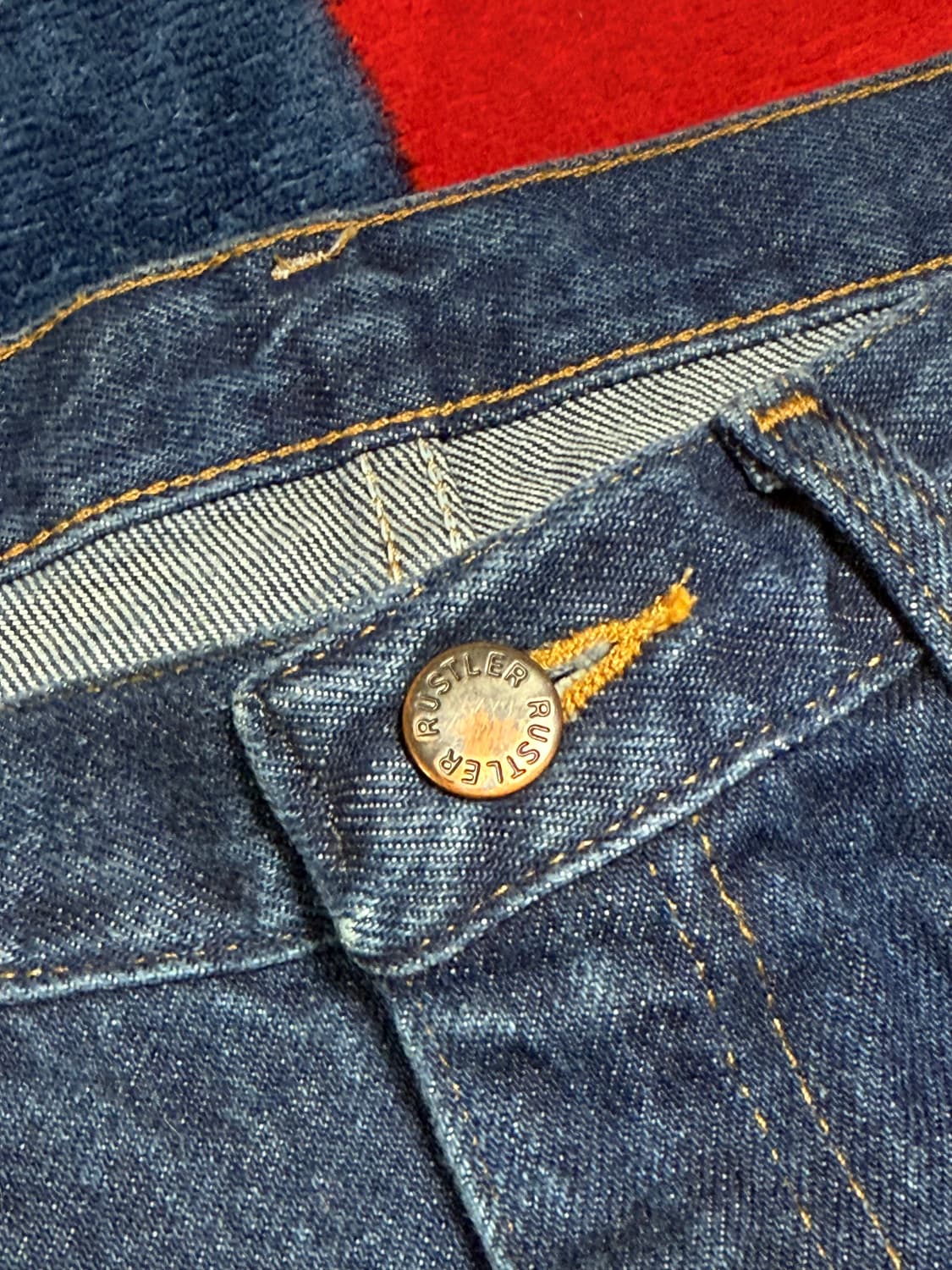 랭글러서브브랜드 러슬러데님팬츠 Rustler denim pants워크웨어 상품이미지6