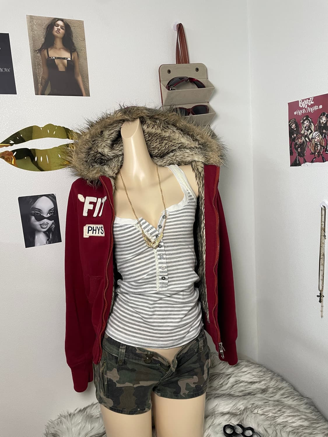 아베크롬비 울프죠 퍼 후드집업 상품이미지2