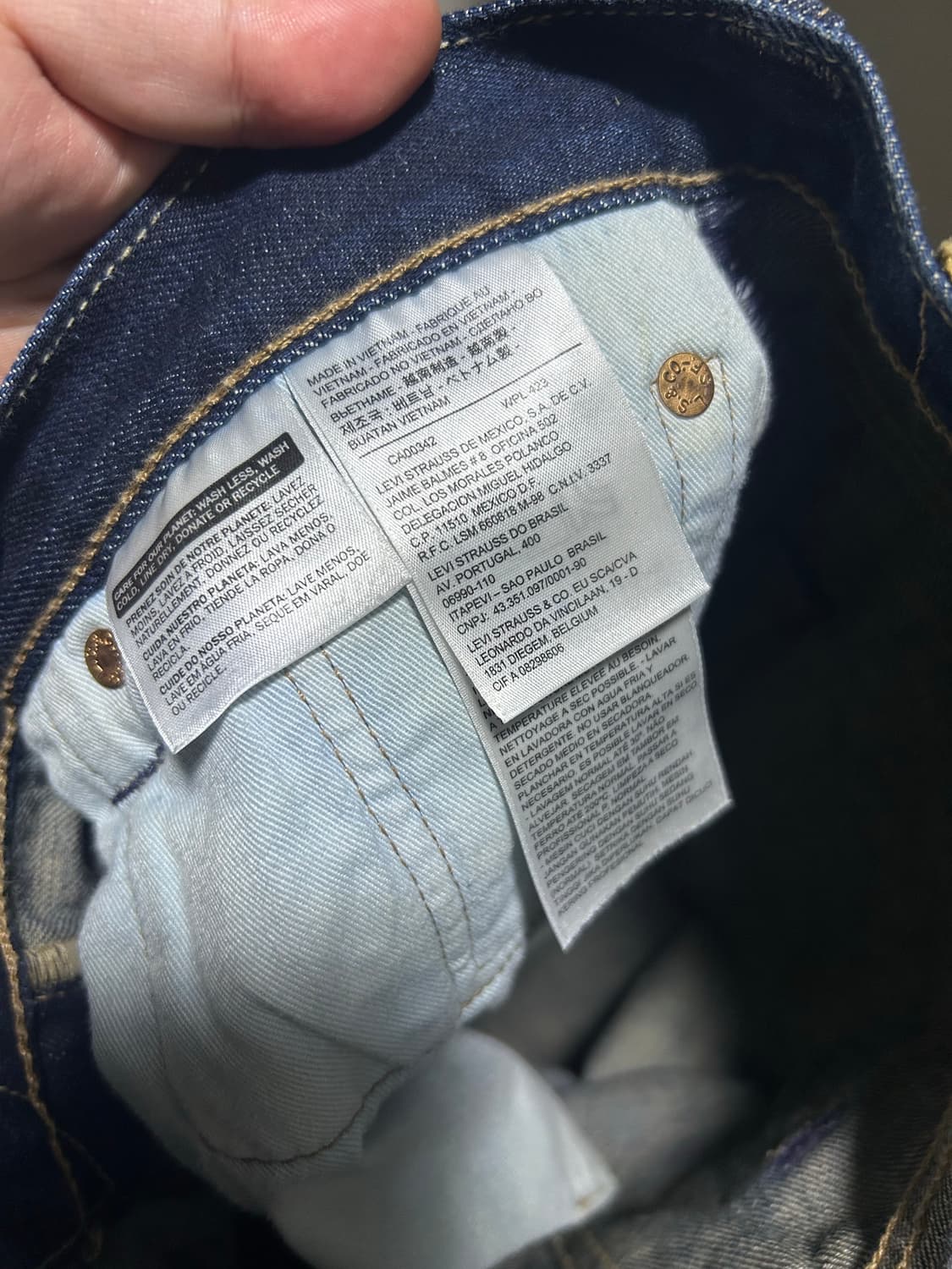 리바이스 501 W34L34 상품이미지5