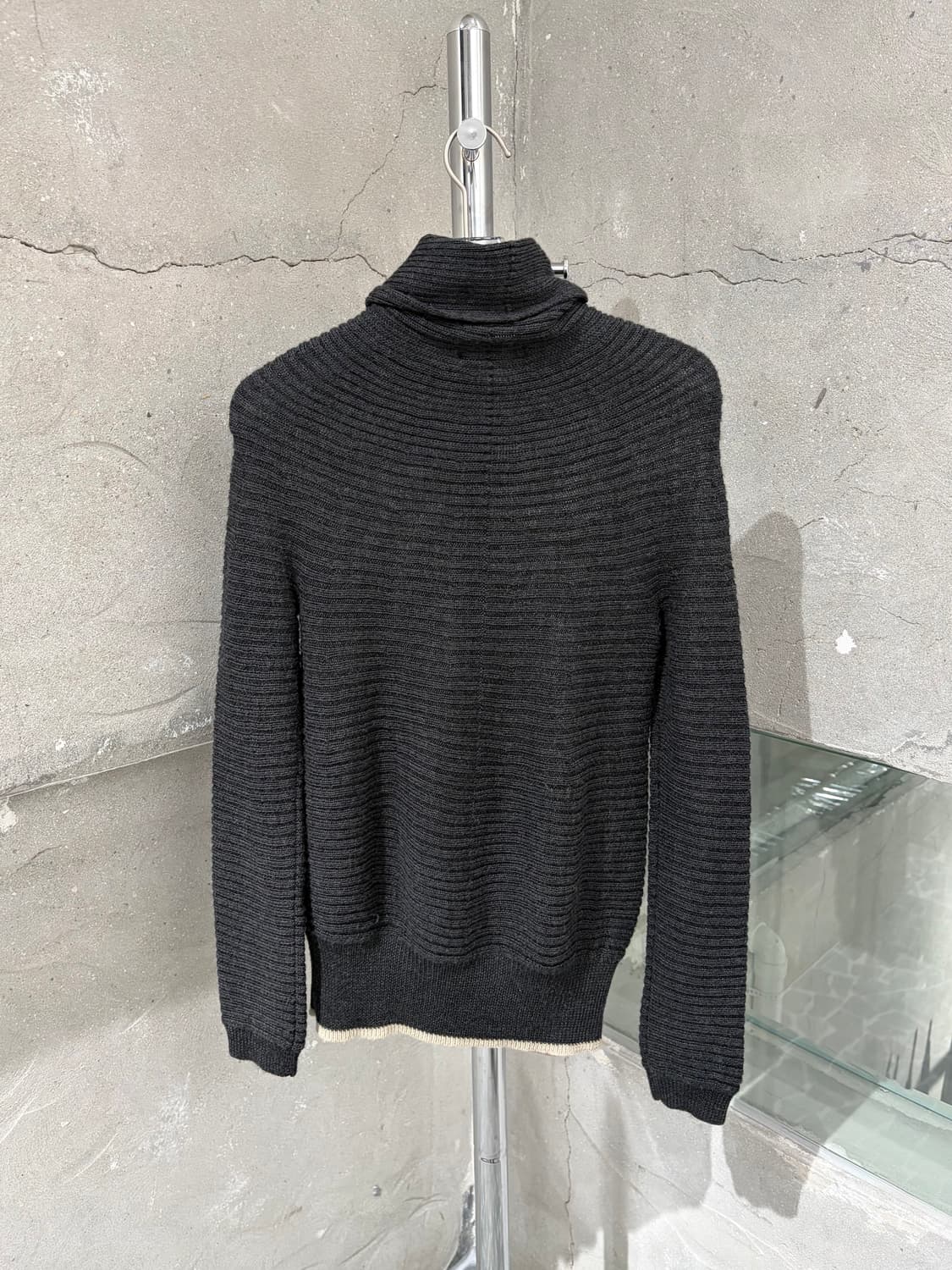 Y’s Structurd Rib Turtleneck Knit 상품이미지2