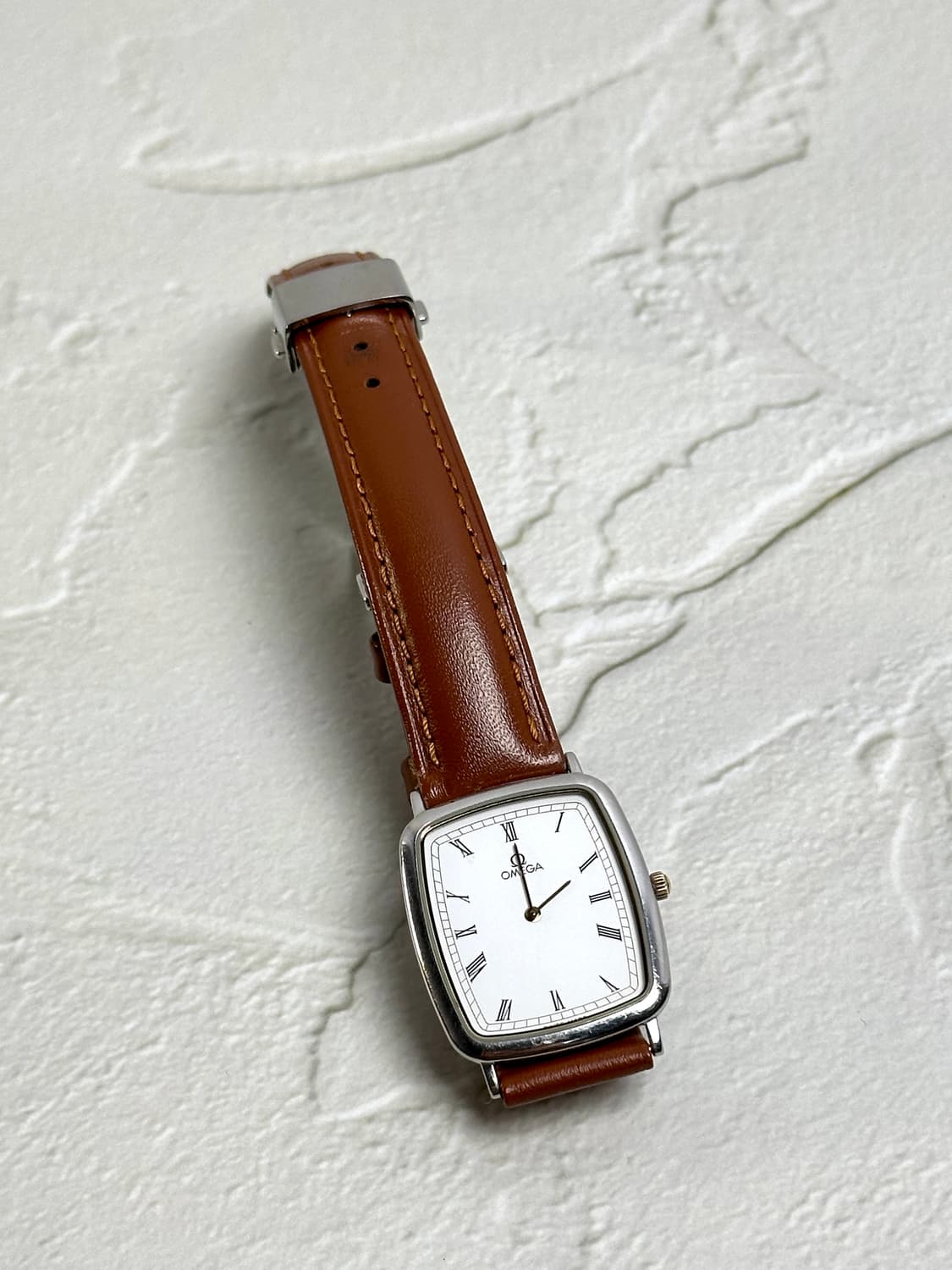 오메가 사각 케이스 클래식 워치 상품이미지2