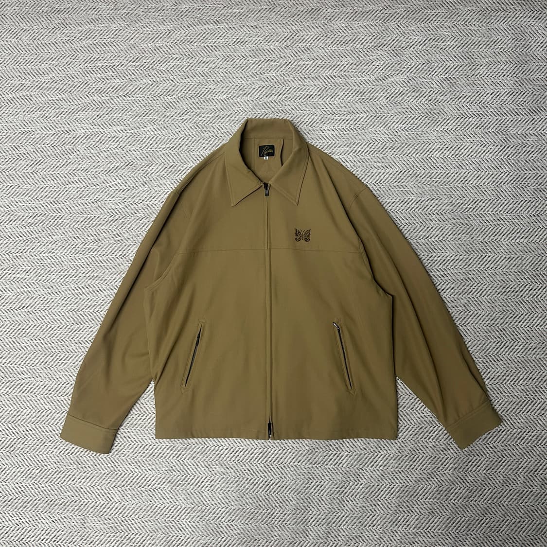 NEEDLES zip sport jacket beige xl 상품이미지1