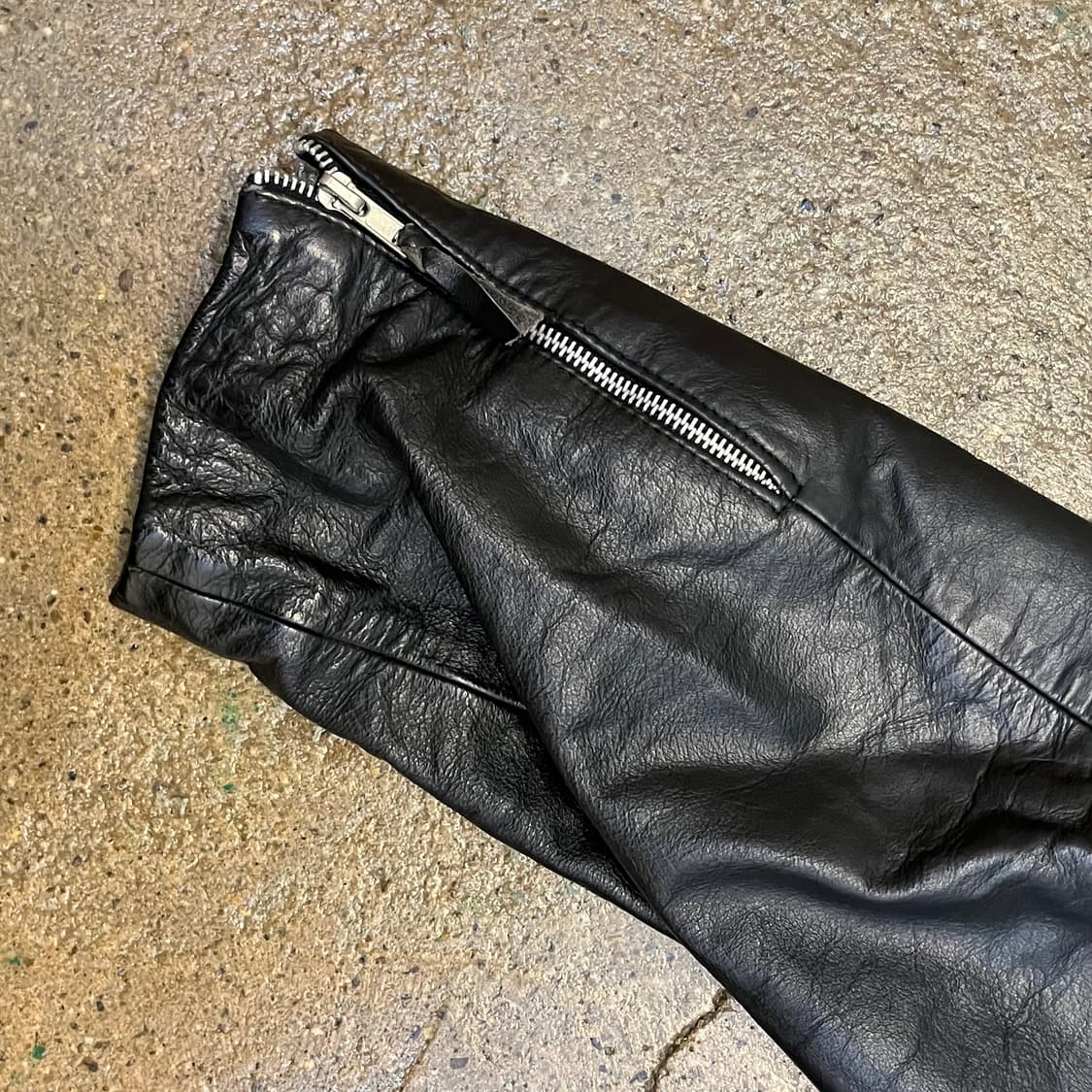 미국 빈티지 블랙 소가죽 라이더 자켓 상품이미지8