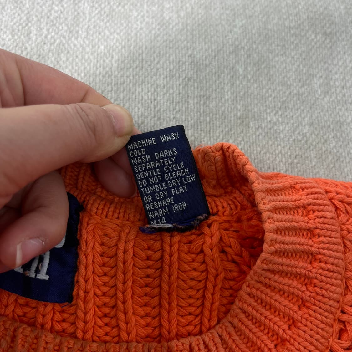 105 갭 90s 올드스쿨 코튼 니트  상품이미지4