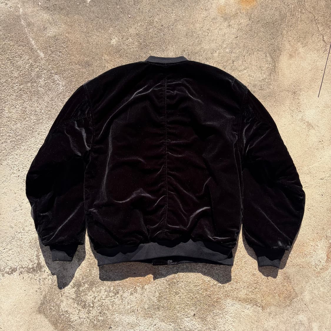 HIBECK 벨루어 빈티지 봄버자켓 L 상품이미지7