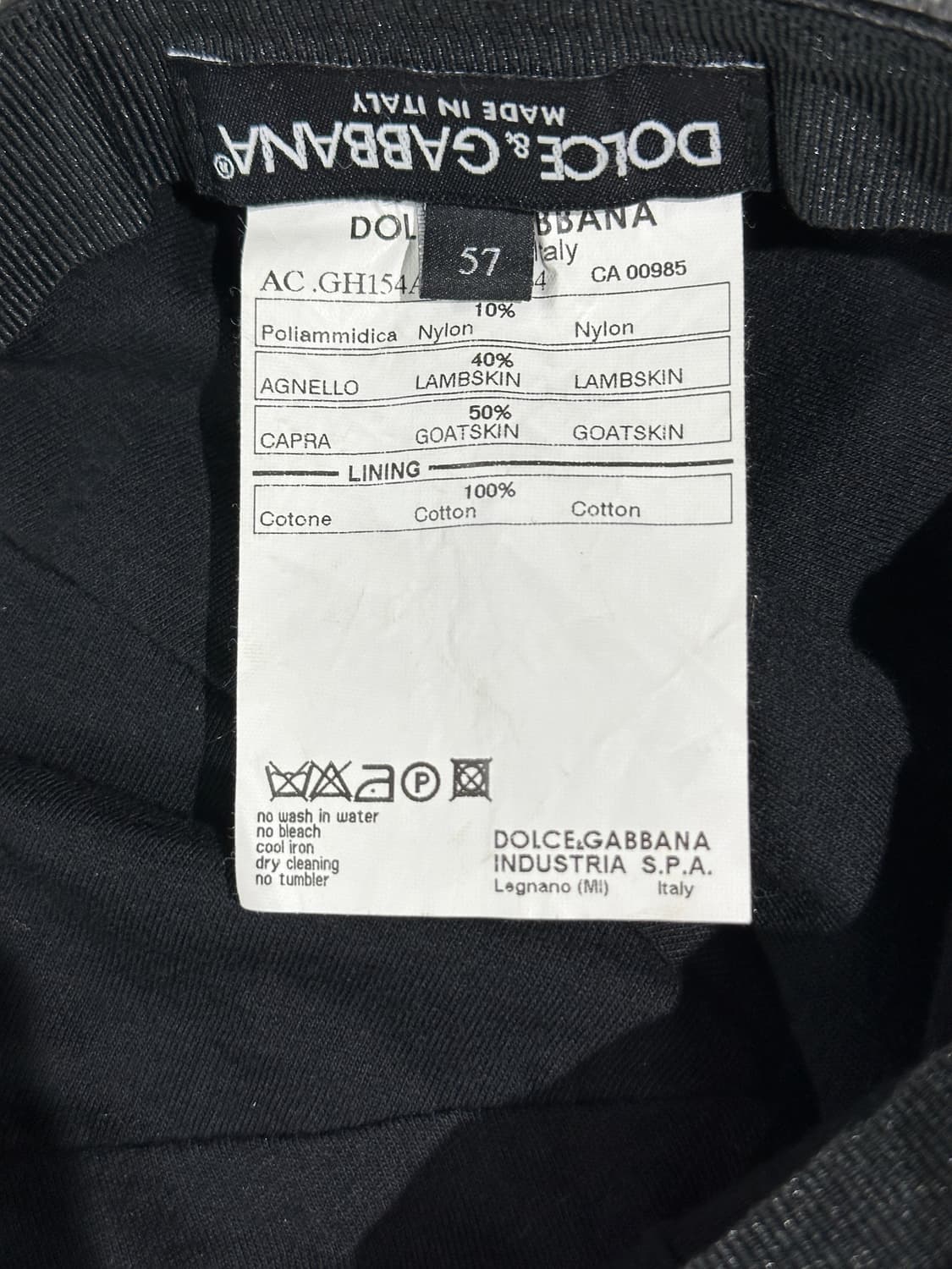 돌체앤가바나 가죽 모자 상품이미지7