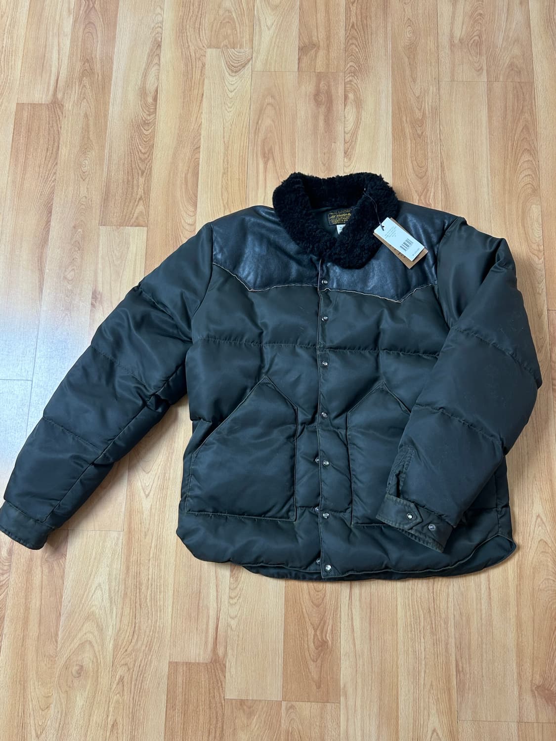 rrl 레더요크패딩 상품이미지1