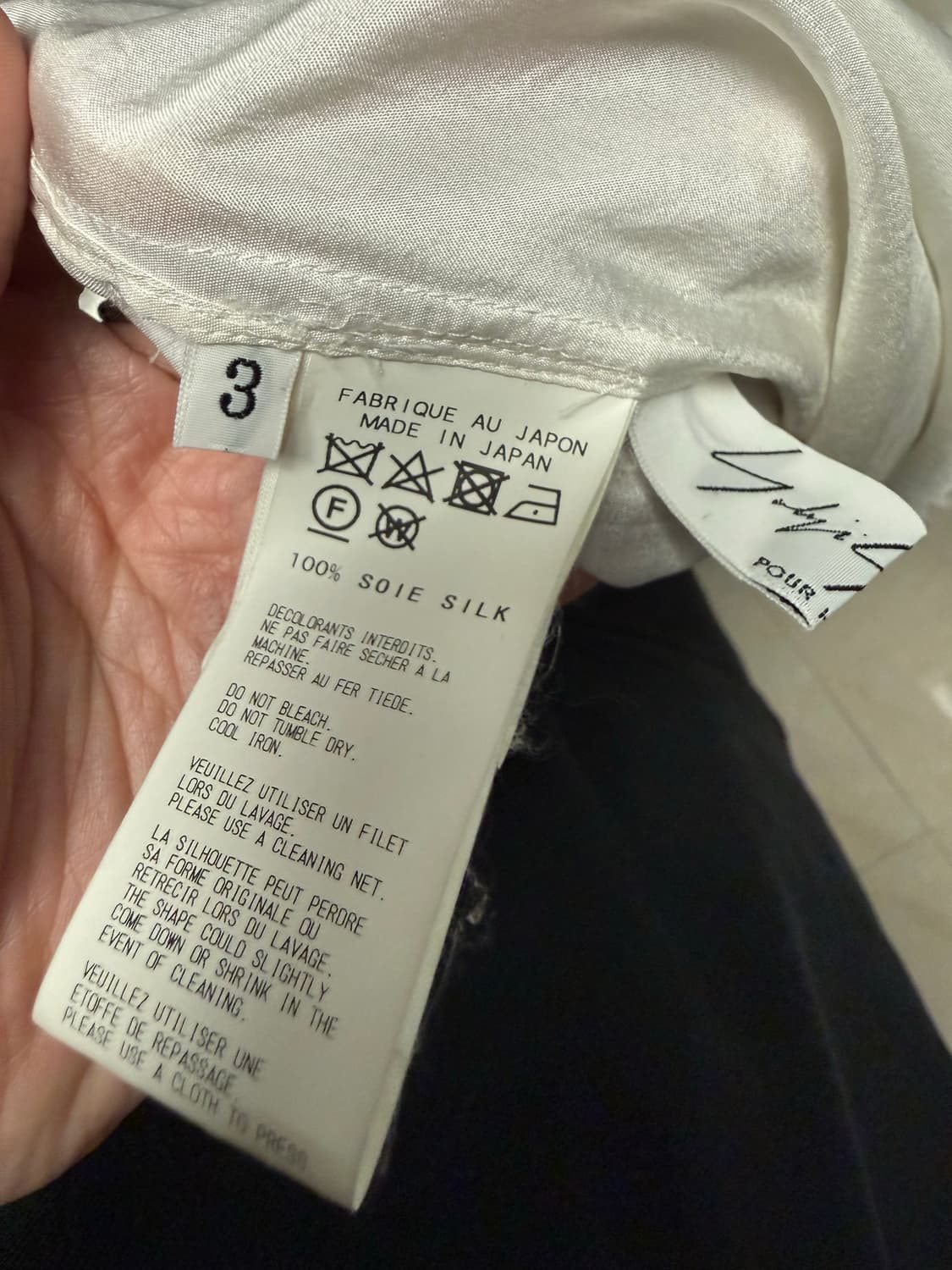 Yohji yamamoto pour homme 18ss shirt 상품이미지5