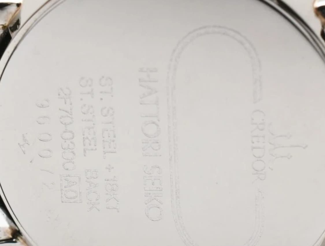 Credor 2F70-0300 다이얼 컷 글래스 빈티지 시계 상품이미지5