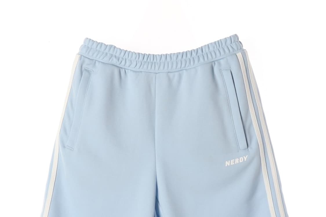 널디 라이트블루 사이드라인 트랙 반바지 M 상품이미지3