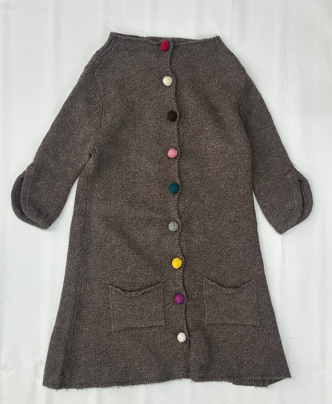 🎨하구미의 작업실 코디세트🎨 뿅뿅이 레인보우 레이어드 그런지 히피 상품이미지6