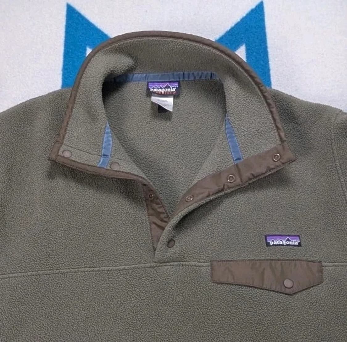 00s 파타고니아 신칠라 스냅-T 올리브/브라운 콜롬비아 상품이미지2