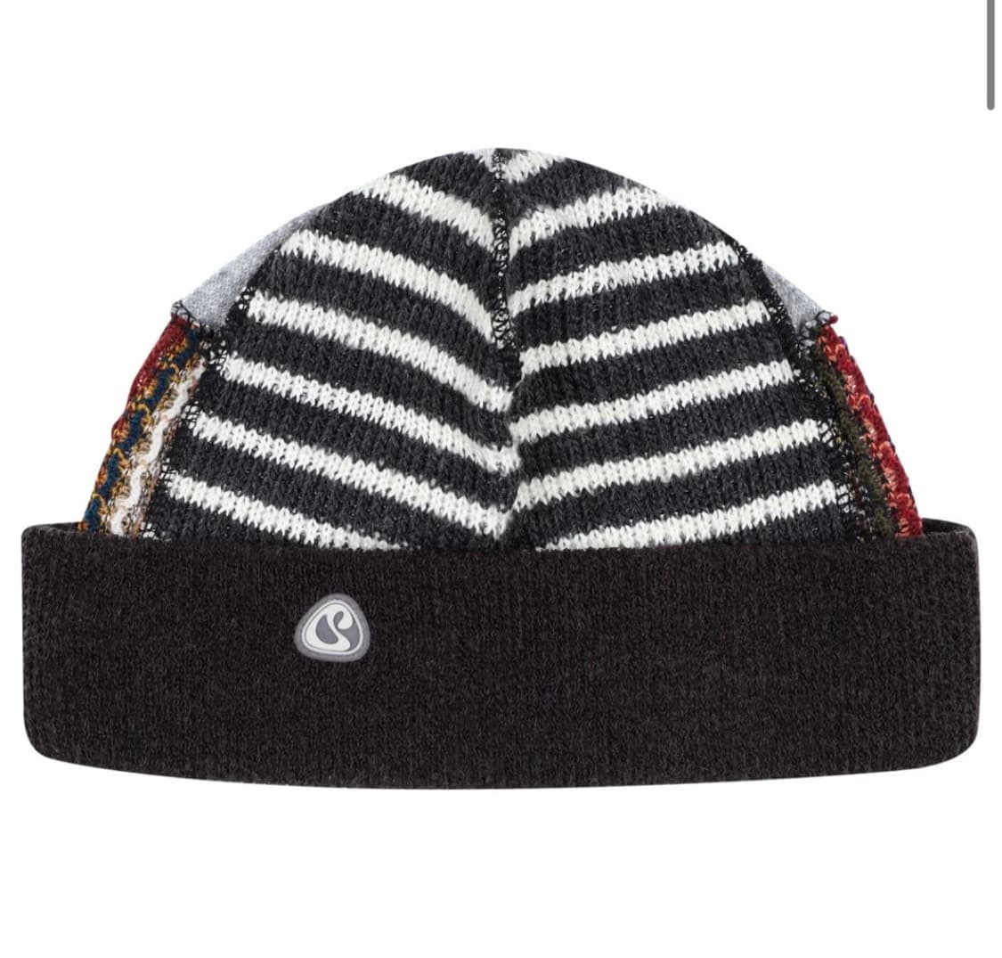 코이세이오 패치워크 비니 브라운 상품이미지1