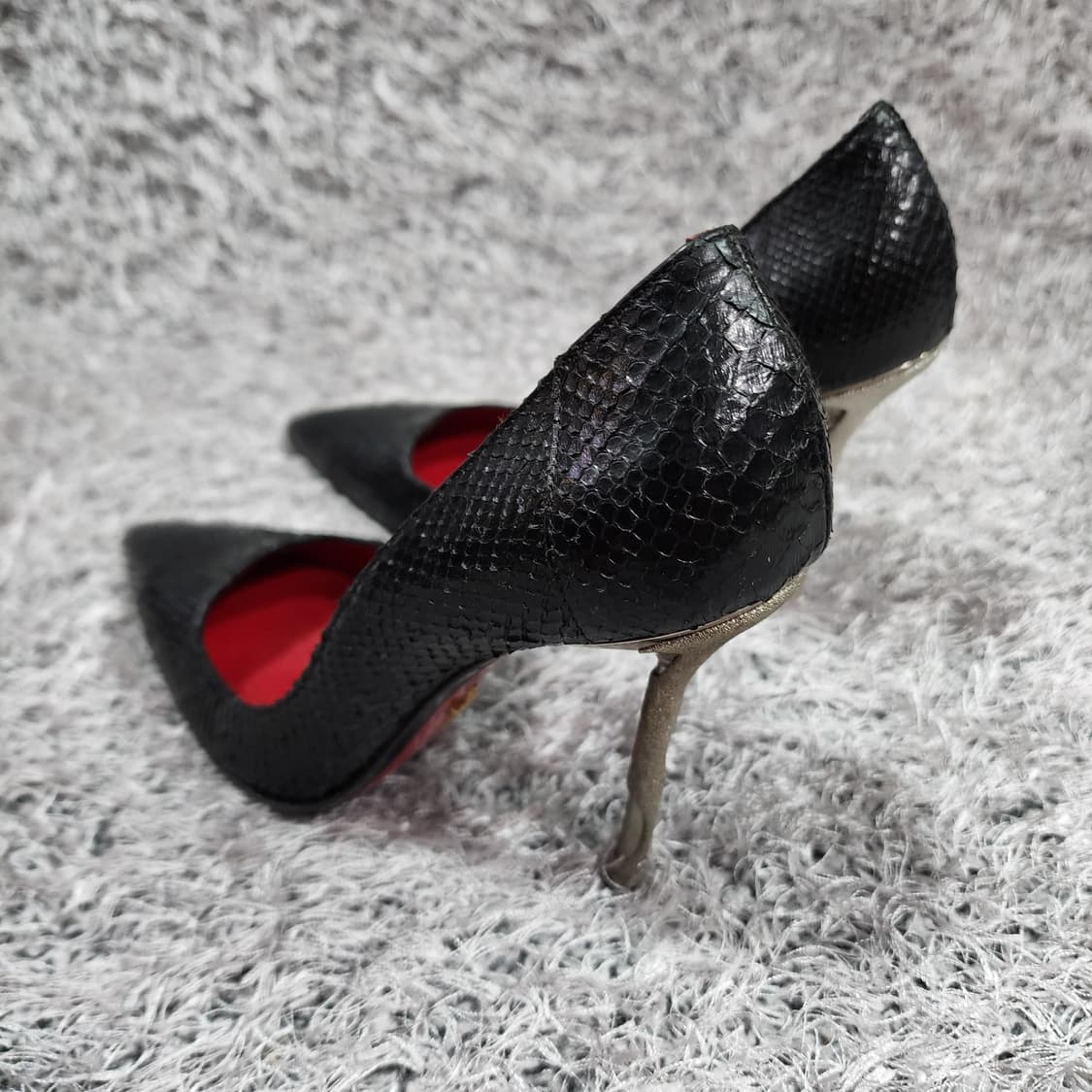 체사레 파치오티 파이톤 하이힐 36 상품이미지4